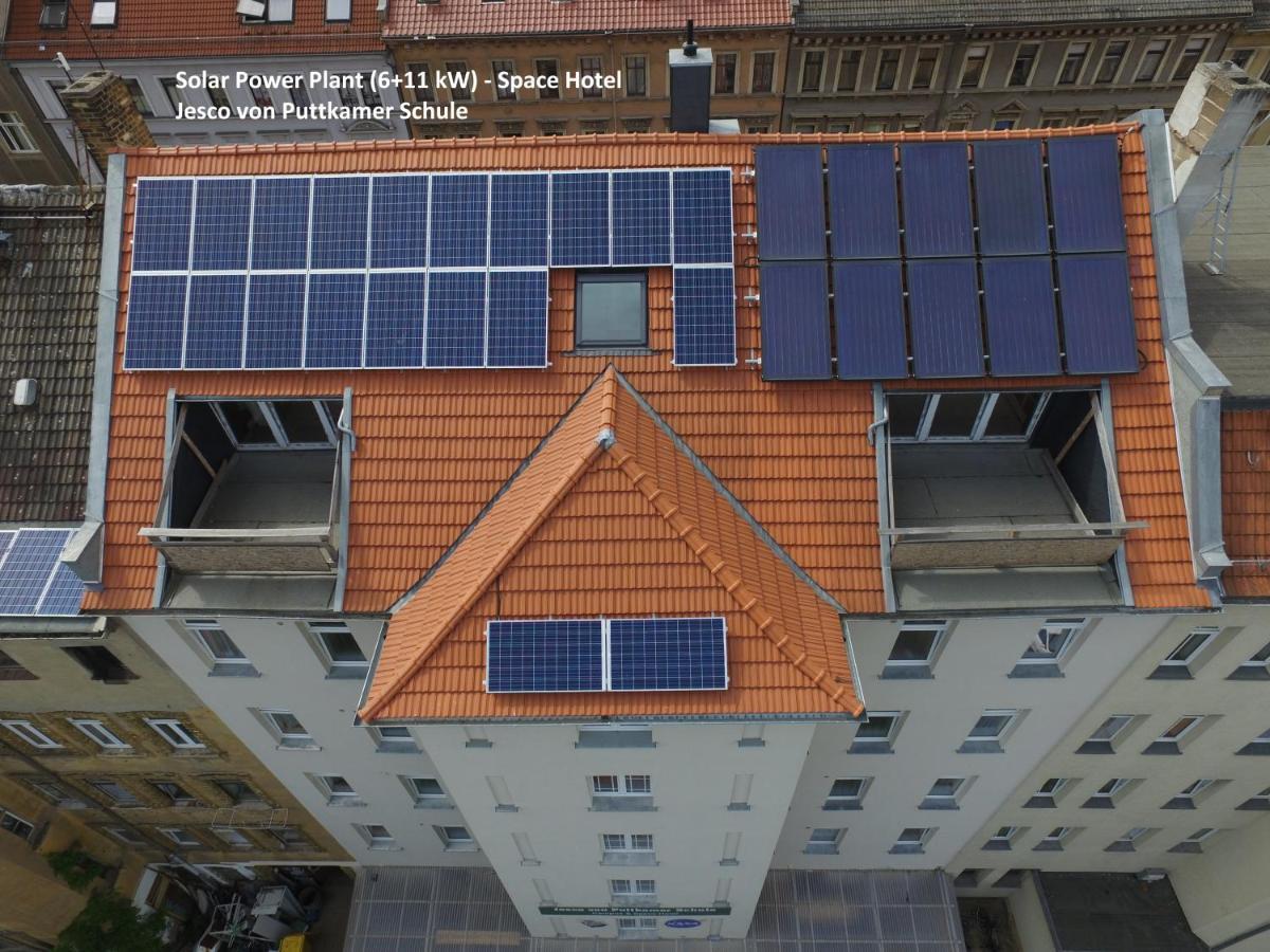 לייפציג Space Hotel Im Campus Der Jvp Schule מראה חיצוני תמונה
